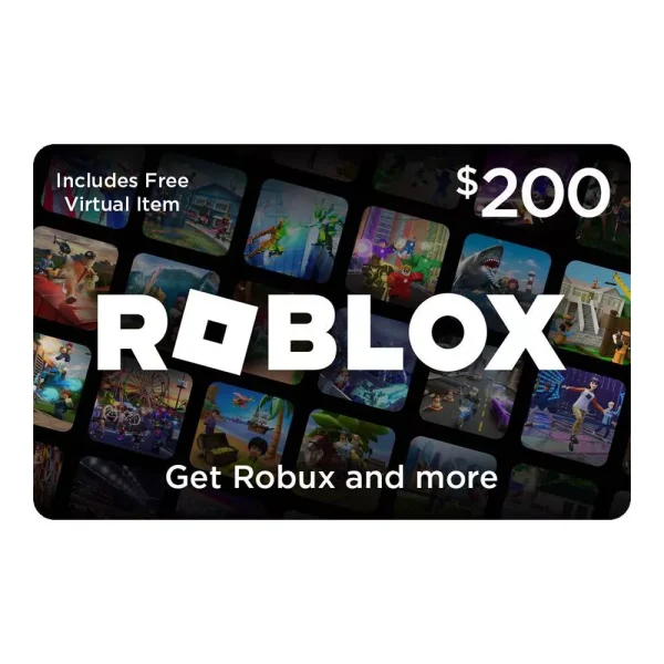 کارت هدیه 200 دلاری Roblox